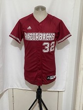 Official Team Issued University of Arkansas Baseball Jersey #32 Size: M