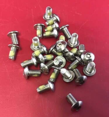 93310A260 18-8 SS thread-locking button head hex drive 10-32 X 3/8'' (25PCS)