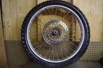 CRF450L 純正リム　前後　キレイ 04 HONDA CRF450R OEM FRONT WHEEL RIM TIRE ASSY COMPLETE CRF450 CRF