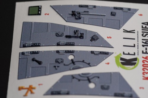 F-16I "Sufa" - interior 3D decals for Academy kit 1/32 Kelik K32026 - 第 9/15 張圖片