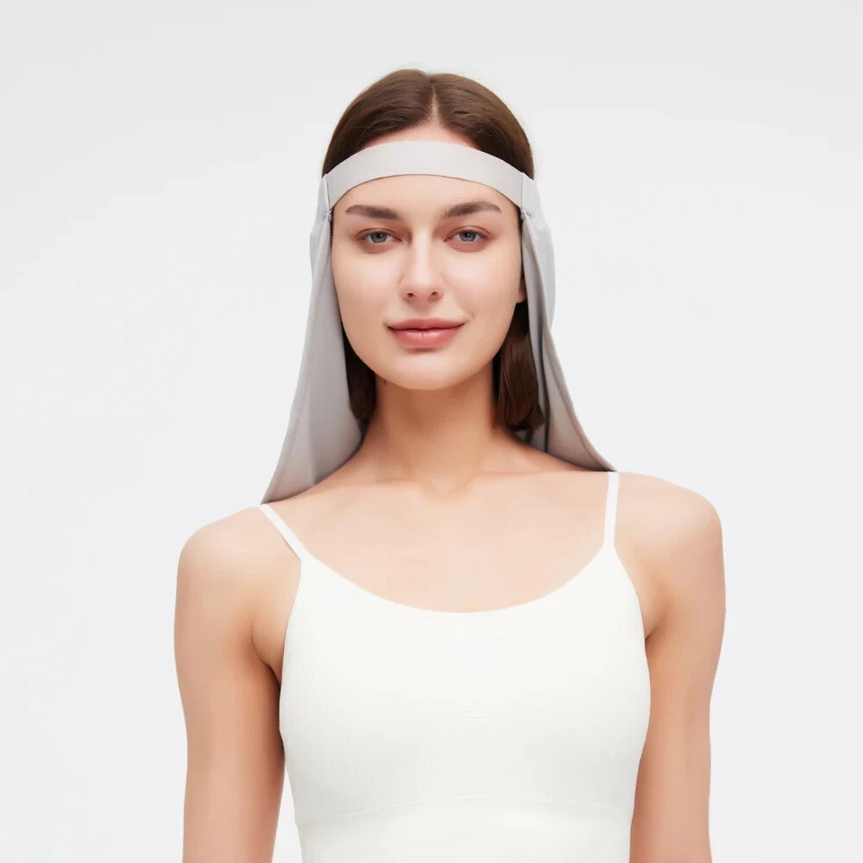 OH!SUNNY protetor solar drapeado de pescoço UPF50+ gaiteiro de pescoço anti-UV para chapéu boné de verão - Imagem 2 de 4