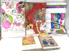 Kids Party Paper-POUND PUPPIES/New Years/BIRTHDAY TABLECLOTHS/Mod Floral Napkins