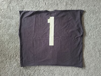 Yeezy 1 Box Tee Cropped T-Shirt Vultures Black Size 2 Men s Merch YZY (L-XL)