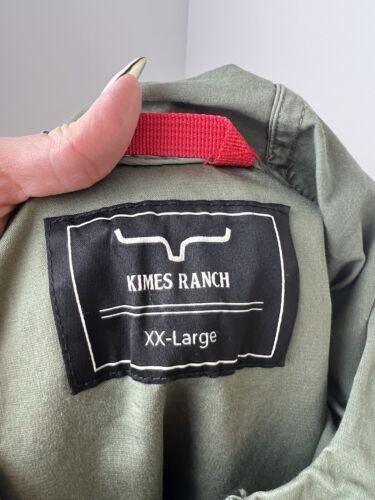 NEW Kimes Ranch Green Longrider 2 Anorak Jacket Size XXL Womens Hood Zip Pockets - Picture 8 of 12