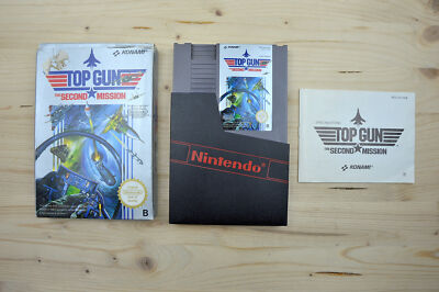 NES - Top Gun: The Second Mission - (OVP, mit Anleitung)