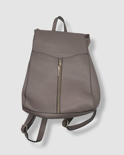 Faux Leather Backpack Bag 