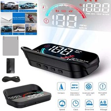 Universal Digital Speedometer Gps Car Hud Head Up Display Mph Overspeed Alarm