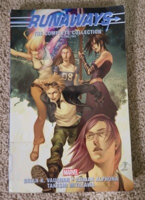 Runaways The Complete Collection Vol 2 by Brian K Vaughan EX-LIB