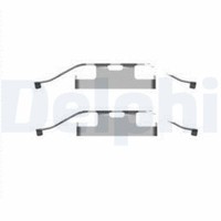 Delphi LX0596 ZubehöRsatz, Scheibenbremsbelag FüR Vw