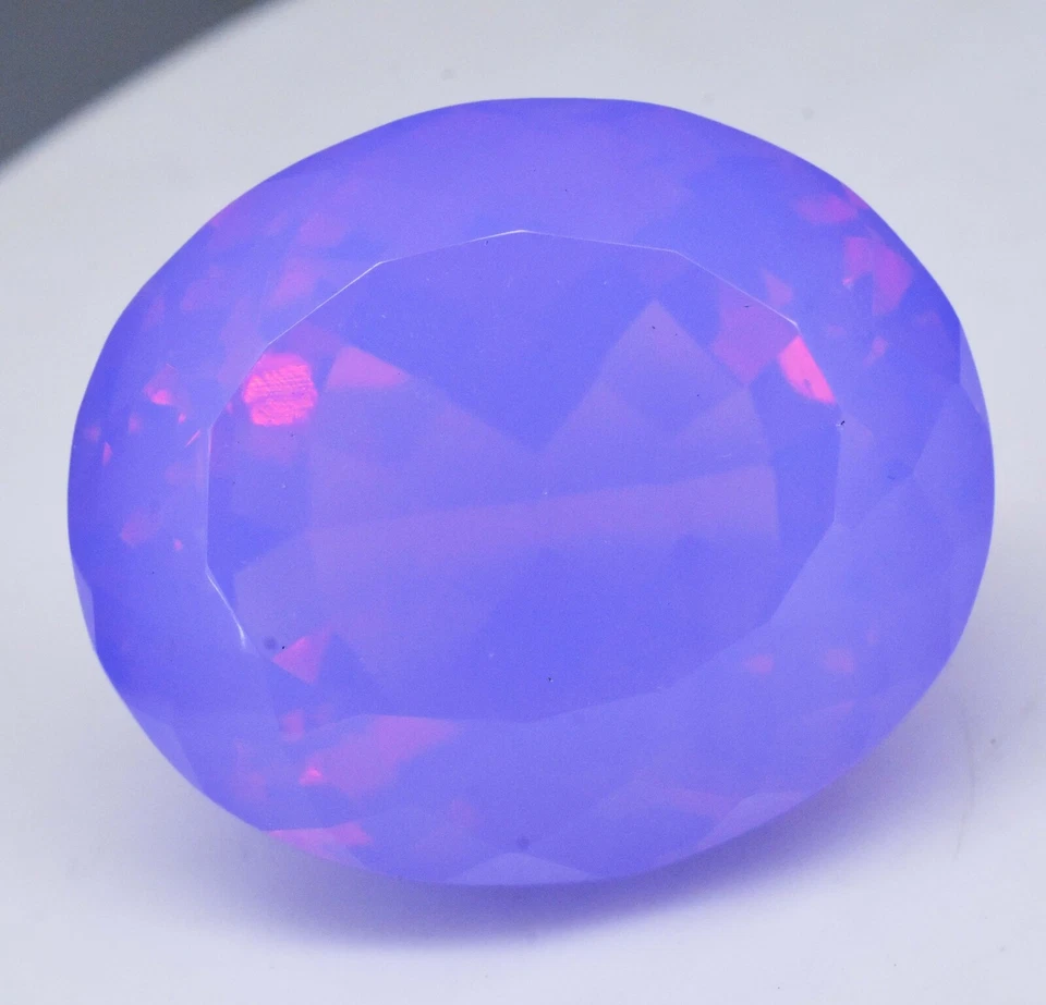 138.40 Ct Vibrant Purple Pink Opal Oval Certified Gem for Premium Collections - Image 3 of 4