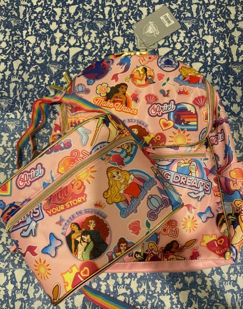 Disney Girl's Princess Moana 16 Backpack W/ Detachable Lunch Box 