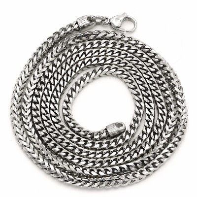 Stainless Steel Multi Size Franco Chain Necklace / bracelet