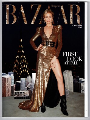 HARPER S BAZAAR US mag 8/2010 CAMERON DIAZ BY TERRY RICHARDSON LAETITIA CASTA