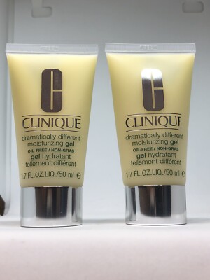 2 X CLINIQUE DRAMATICALLY DIFFERENT moisturizing gel oil free1.7oz/50ml each New