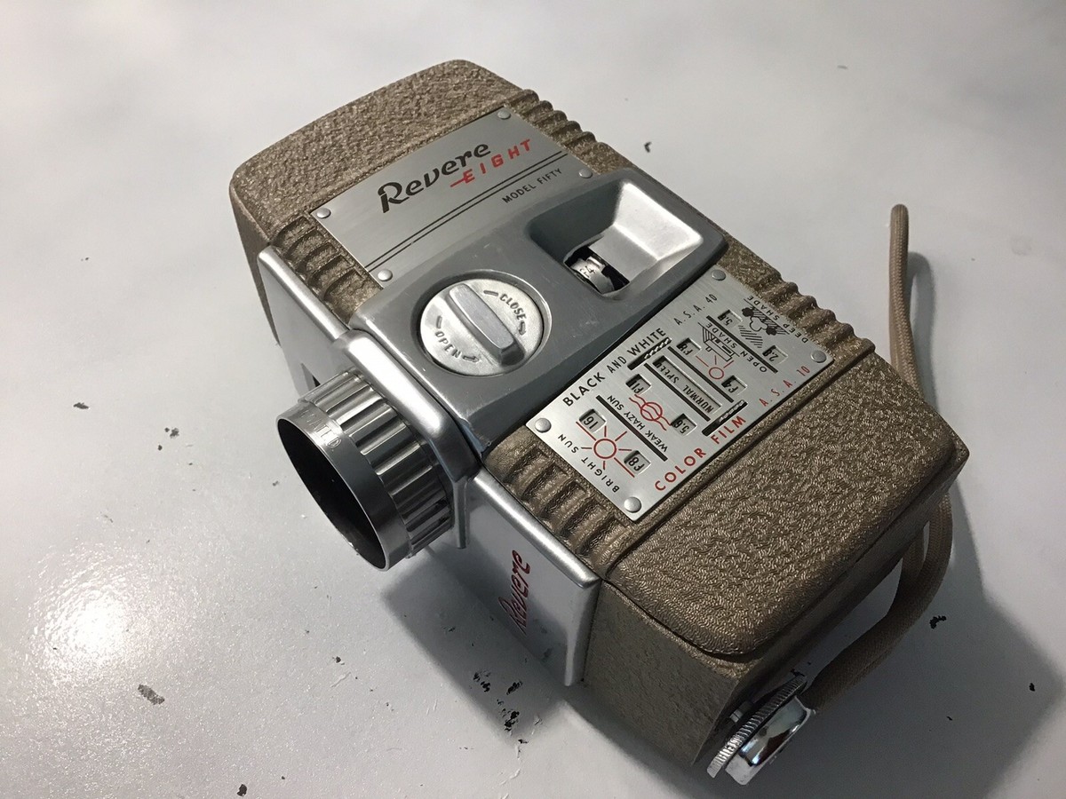 【アンティーク動作品】米国REVERE社製　８ｍｍ映写機 Revere Eight Model 88 Movie Camera 8MM Made in USA RARE