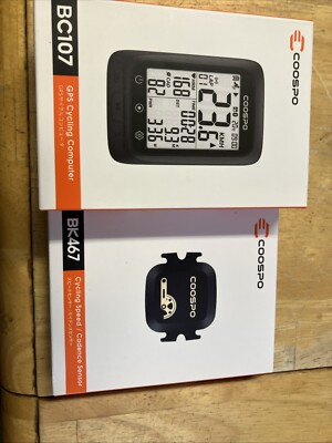COOSPO BC107 Bike Computer Wireless GPS Cycling Computer Bluetooth Get Both