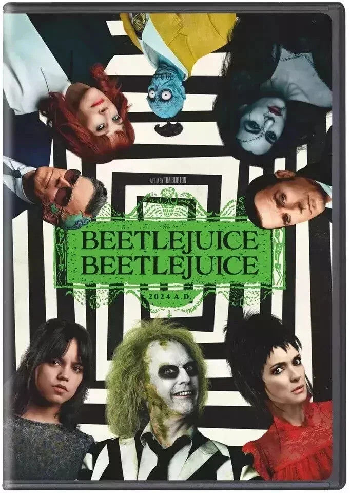 Beetlejuice Beetlejuice (DVD, 2024) Brand New Sealed - FREE SHIPPING