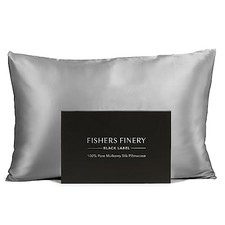 30mm 100 Pure Mulberry Silk Pillowcase, Quality Standard - Set of 1 Silver