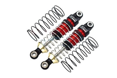 GPM TRAXXAS TRX-4M red ALUMINUM 6061-T6 FRONT/REAR ADJUSTABLE SPRING DAMPER 52MM