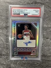 2023-24 Donruss Optic Signature Series Bilal Coulibaly Holo Prizm RC Auto PSA 9