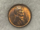 1910 Lincoln Cent Wheat Penny, BU+ RB