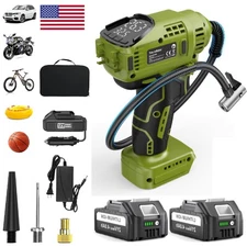150PSI Cordless Tire Inflator Portable Air Compressor Car Air Tire Pump +Battery