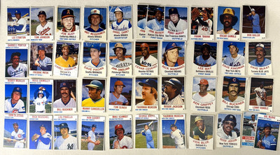 Hostess Baseball Card Lot of (42) Cards from 1976-1979 STARS Low to Mid Quality