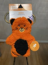 ZippyPaws Halloween Bonez Zombie Cat Dog Chew Toy ZP778 Durable Plush