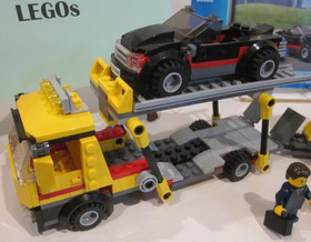 LEGO TOWN CITY TRAFFIC 60060 AUTO TRANSPORTER INVENTORIED COMPLETE W/ MANUALS