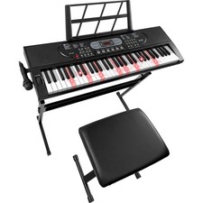 61-Tasten Digitalpiano mit LED-Lernsystem-Leu...