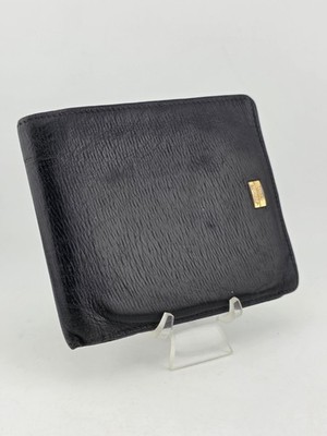 Vintage ST. DUPONT PARIS Soft Black Leather Bifold Wallet Rare 5  Long. 6 Slots