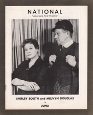 Shirley Booth "JUNO" Melvyn Douglas / Marc Blitzstein 1959 FLOP Tryout Playbill