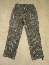 Vintage 10X Pants Men 32 Brown Camo Realtree Cargo Hunting USA Turkey Print AOP