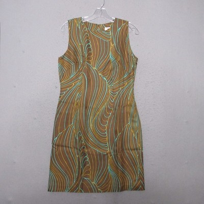 Vintage Milly of New York Dress 4 Mod Art To Wear Silk Psychedelic Made in USA