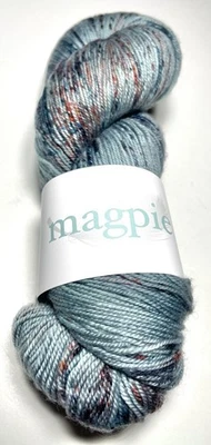 MAGPIE FIBERS SWANKY SOCK Yarn. 1skein. FIBER SOCIETY No 13. SPECKLE. I Combine. - Photo 1/4
