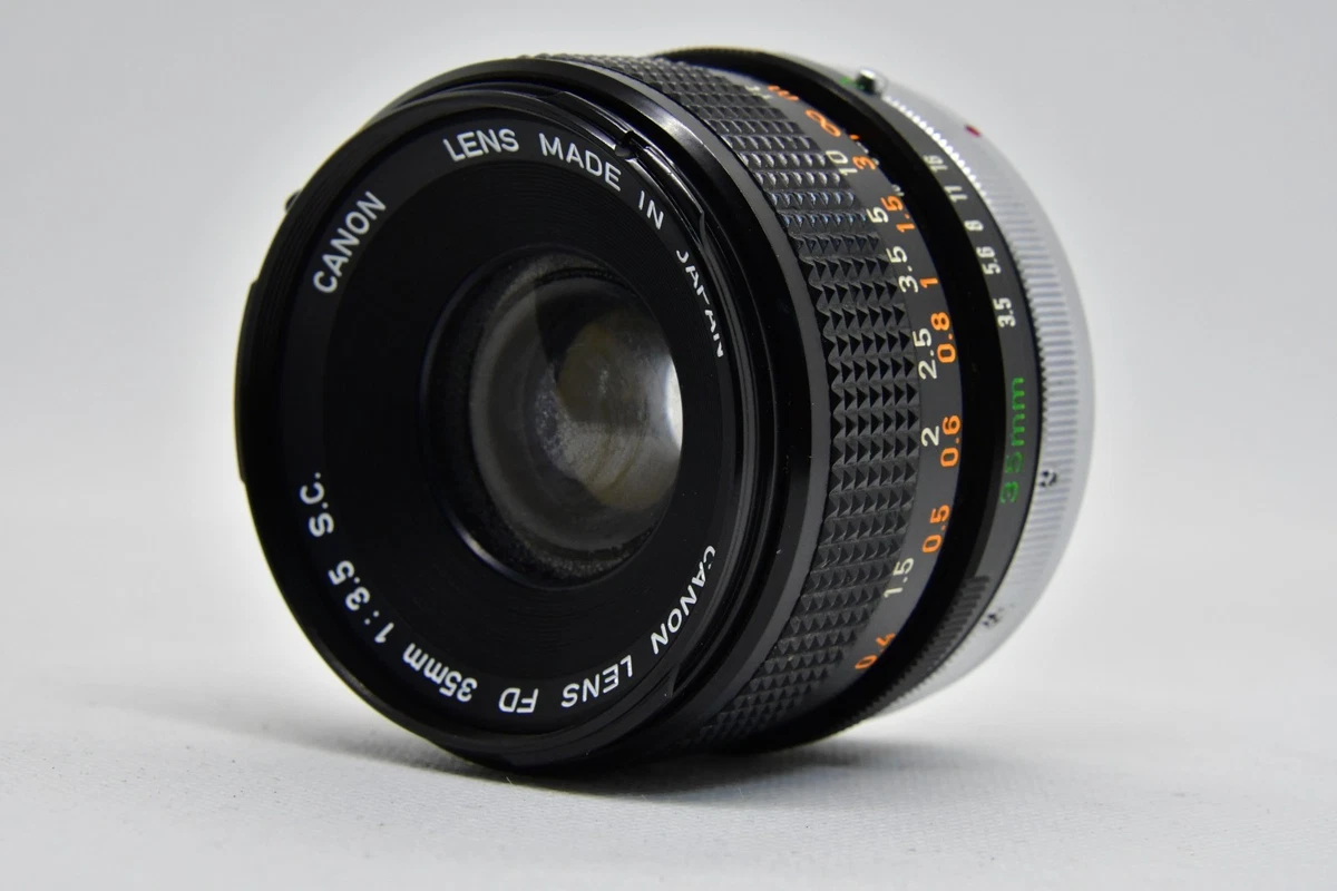 Preços baixos em Lentes de câmera Canon FD f/3.5 35mm Focal | eBay