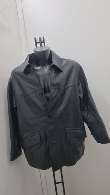 Jacke Mantel CONBIPEL Herren Leder schwarz Gr. 50 Mod. AN207