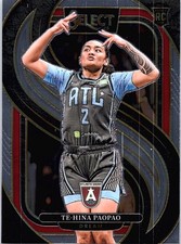 Te-Hina Paopao #124 Rookie 2025 Panini Select WNBA Select Atlanta Dream RC