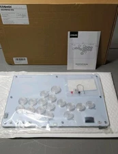 Cosmox Gaming Hautepad R16 White Arcade Controller New (USB-C cord not included)