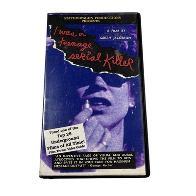 I Was a Teenage Serial Killer VHS TAPE Sarah Jacobson Rare Cult Underground