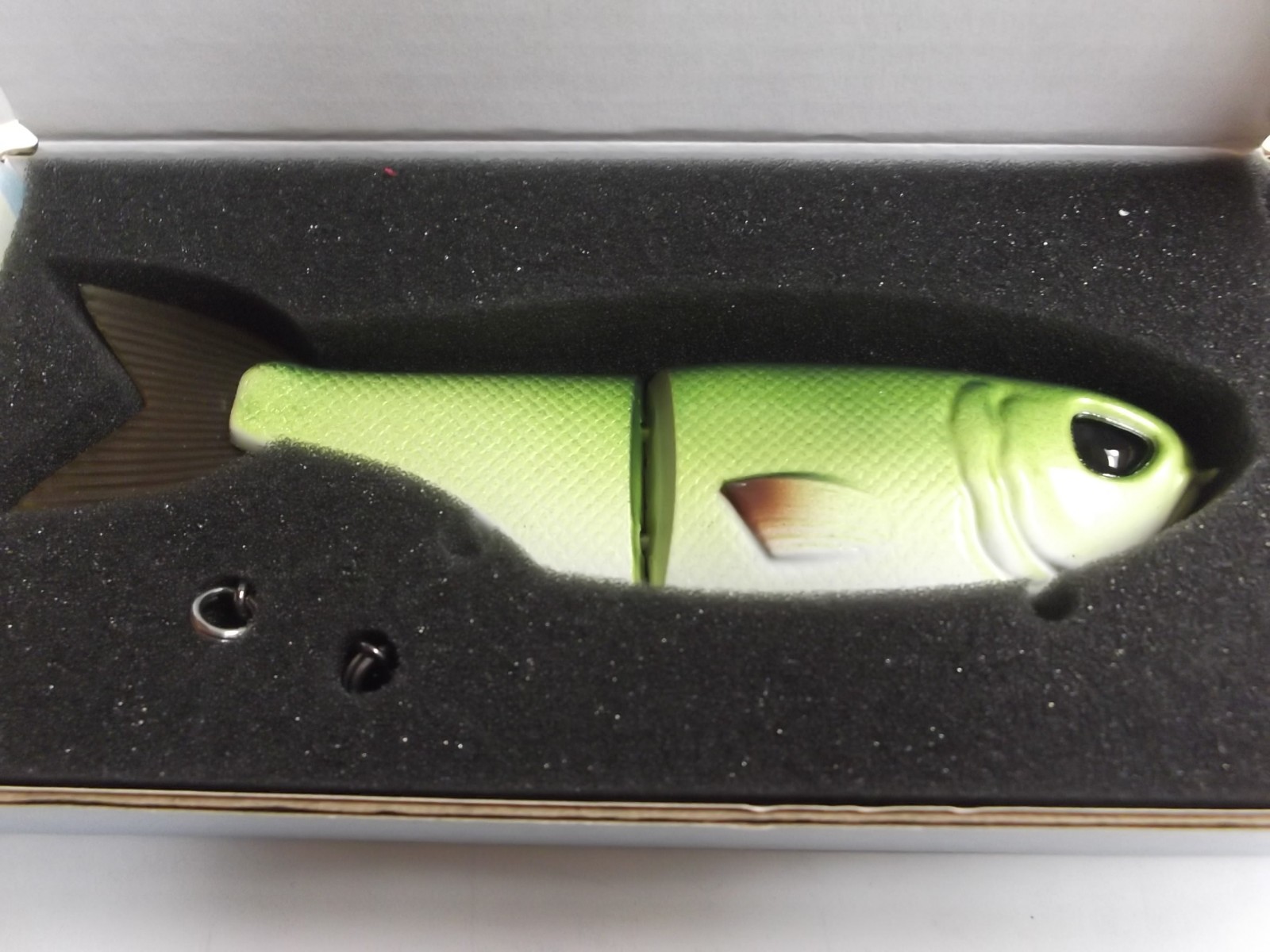 Throwback Baits Swimbait Co. Minne Glide Bait Olive Shad Limited - Image 5