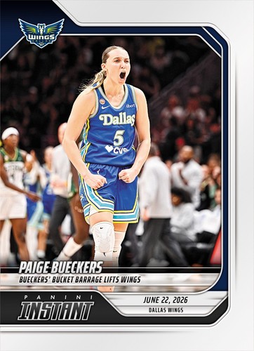 2026 Panini Instant WNBA #185 Paige Bueckers Dallas Wings PRESALE