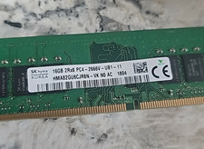 Tested SK Hynix Desktop RAM 16GB 1x16GB RAM DDR4 2666MHz HMA82GU6CJR8N-VK