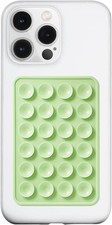 Silicone Suction Phone Case Mount, Silicon Adhesive Phone Accessory Green 
