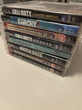 8 PlayStation 3  video Games - Custom Bundle used, 