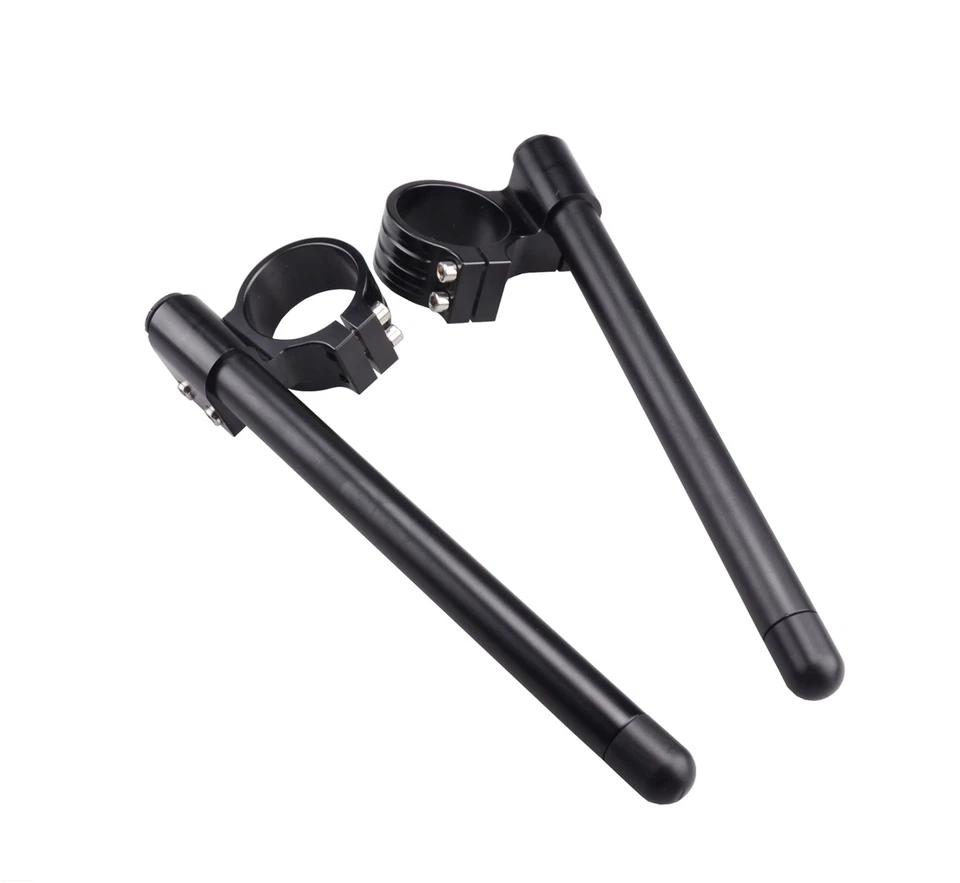 33MM Fork Tube Clip ons Cafe racer For Suzuki GS250 GS300 GS400 GS450 GT250 - Image 3 of 4