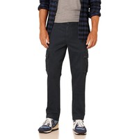 Amazon Essentials Herren Stretch-Cargohose Schwarz 34W/30L Slim Fit Big & Tall