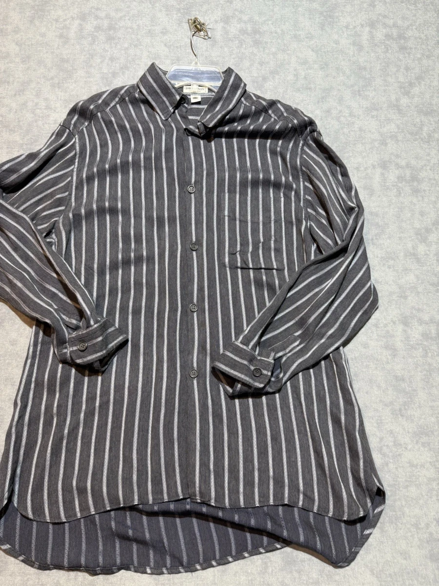 Giorgio Armani Striped Casual Button-Down Shirts for Men for sale