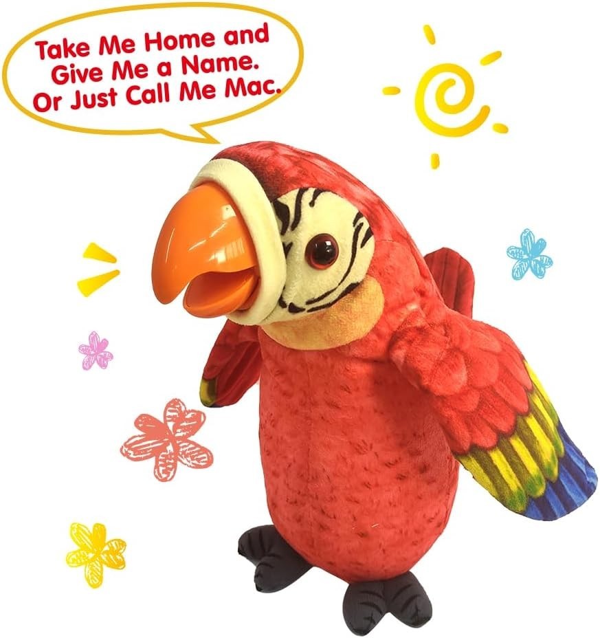 Interactive Plush Macaw Image 8