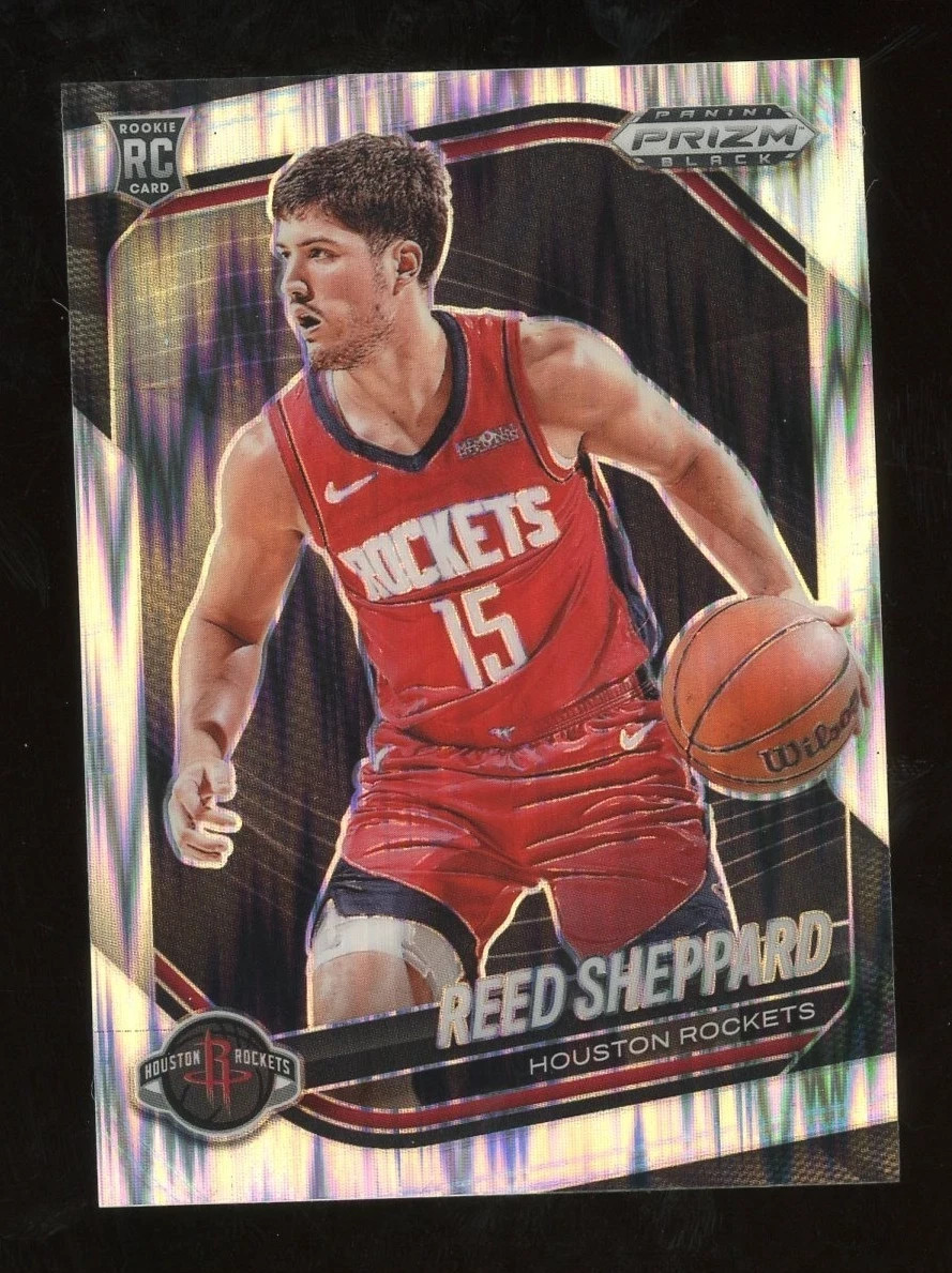 "2024-25 Panini Prizm Black Skewed #145 Reed Sheppard RC Rookie /249 "
